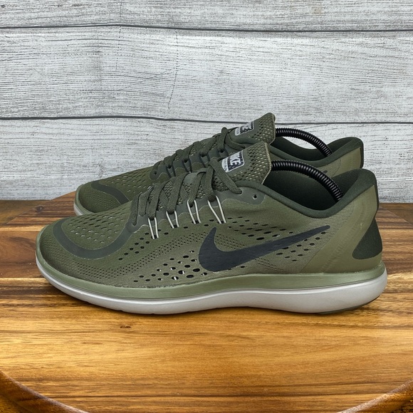 Nike Flex 2017 RN Sequoia Green Running Shoe 898457-300 Men’s Sneaker Size 10.5